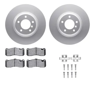 R1 Concepts WDUH1-31215 Carbon Series Brake Rotors W/ 5000 Oep Brake Pads & Hdw